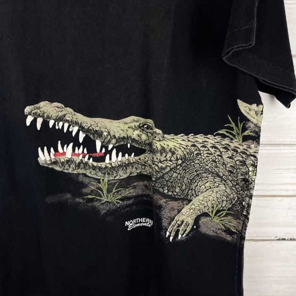 Mens Vintage single stitch Northern Elements crocodile tee - Picture 6 of 7